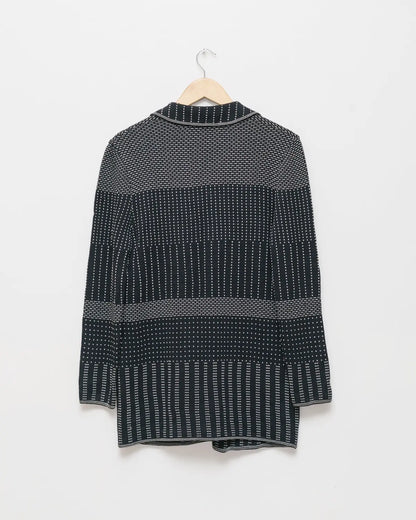 Wool & cotton knit blazer