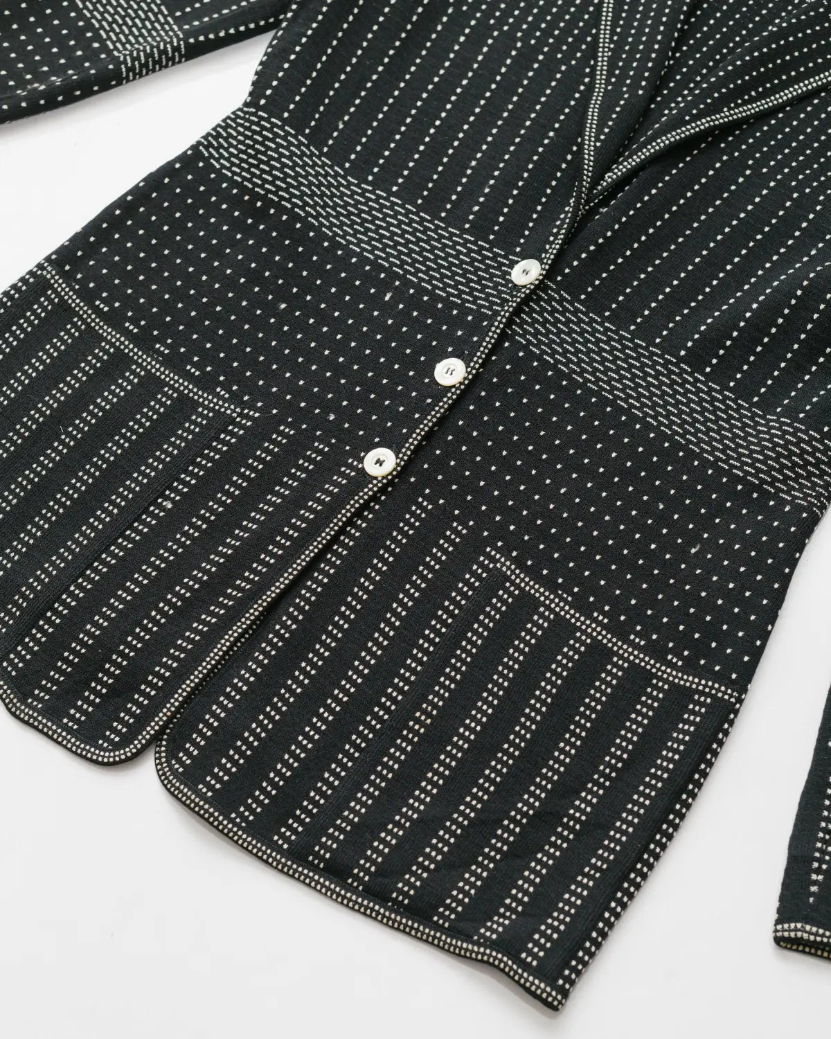 Wool & cotton knit blazer