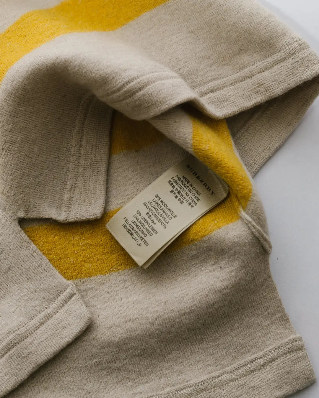 Burberry Wool & Linen Pullover