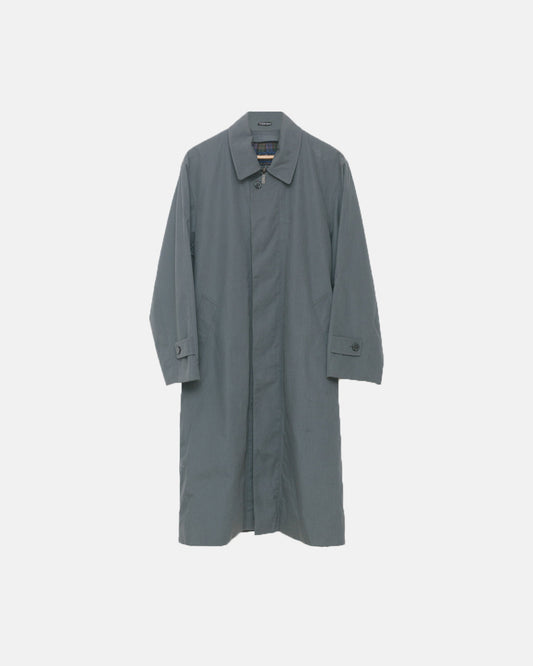 Yves Saint Laurent Slate Long Line Coat