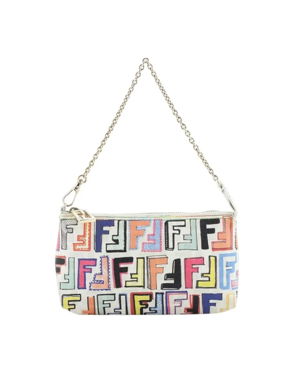 Fendi zucca spalmati pochette