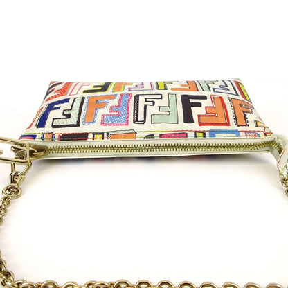 Fendi zucca spalmati pochette