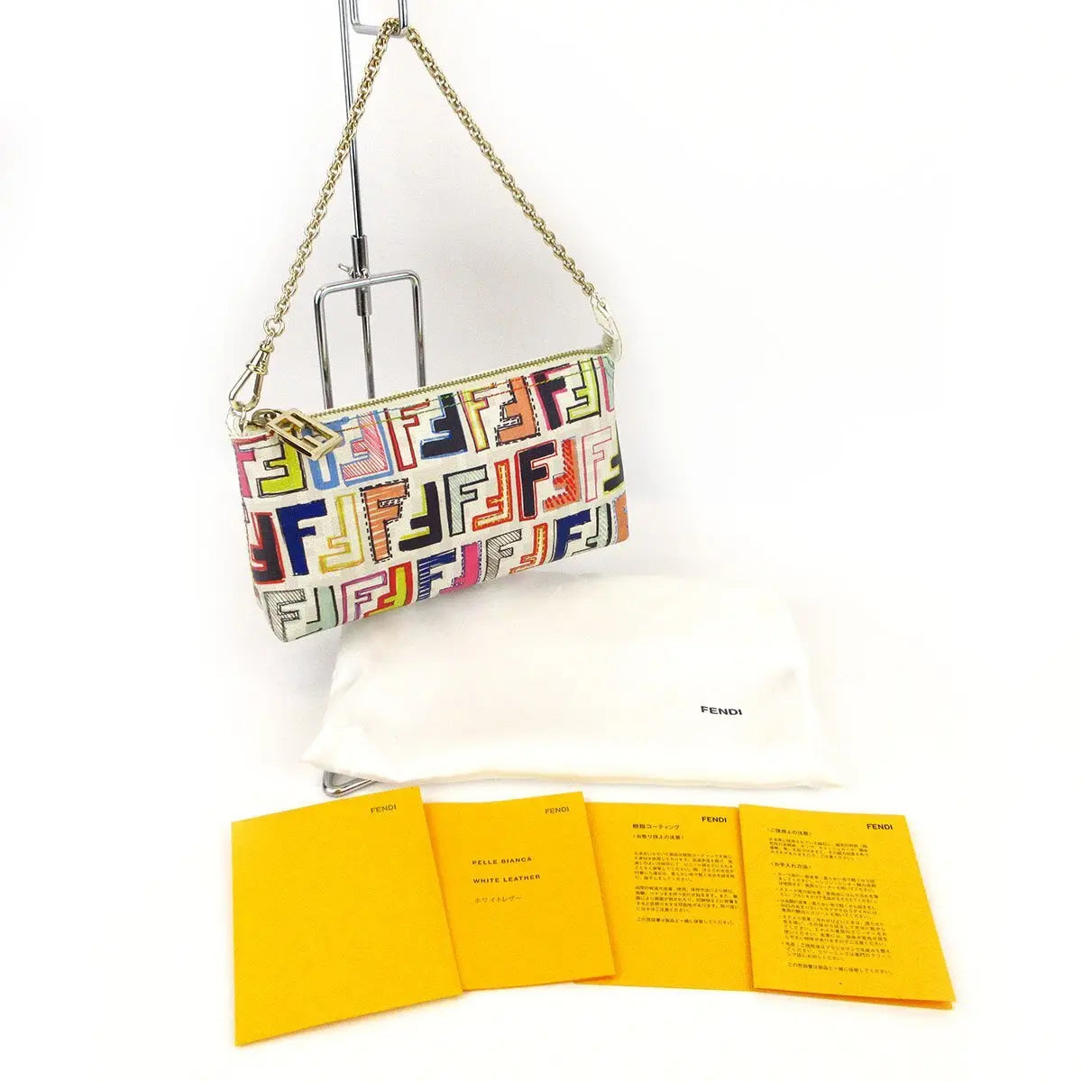 Fendi zucca spalmati pochette