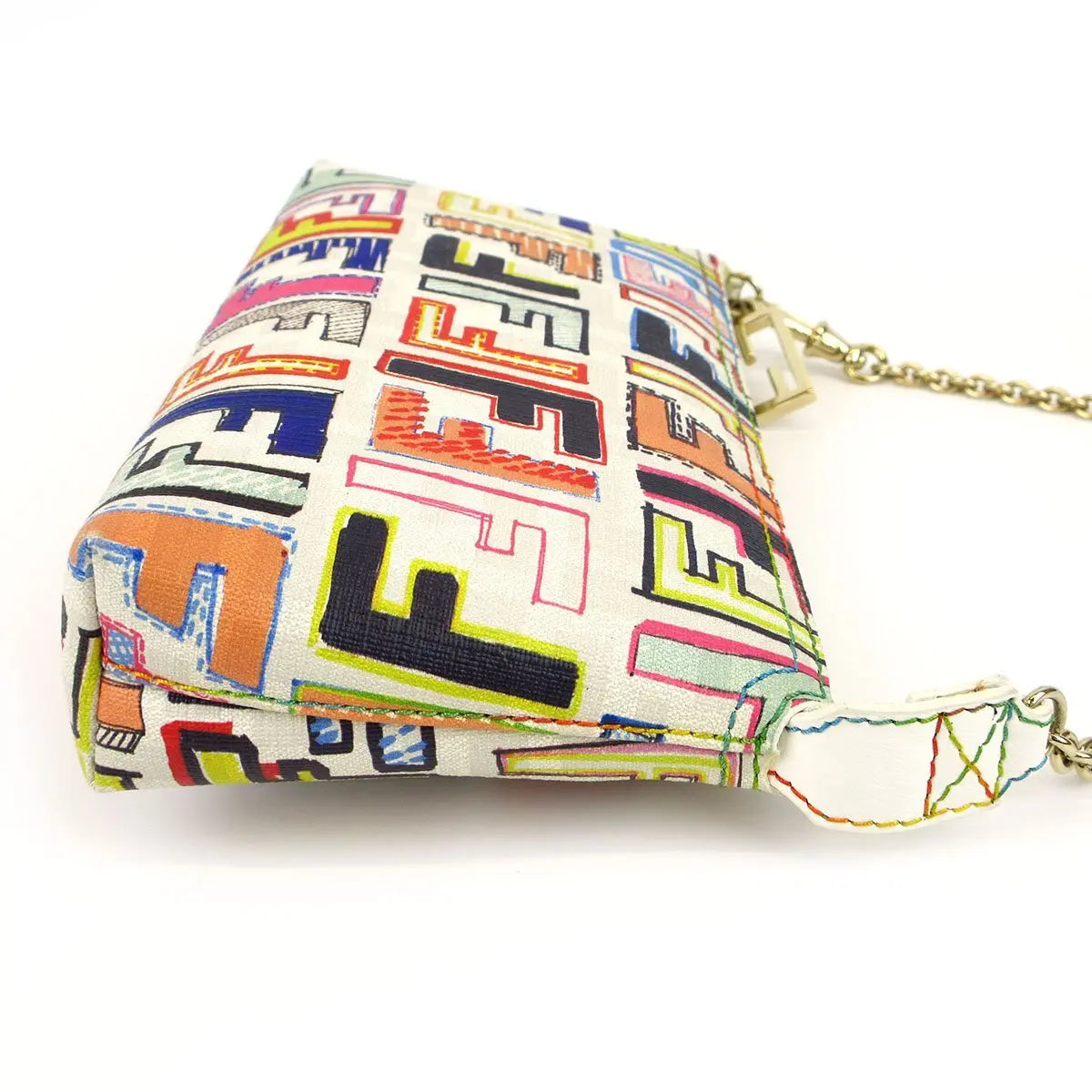 Fendi zucca spalmati pochette