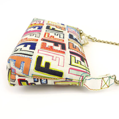 Fendi zucca spalmati pochette