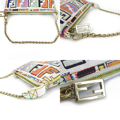 Fendi zucca spalmati pochette