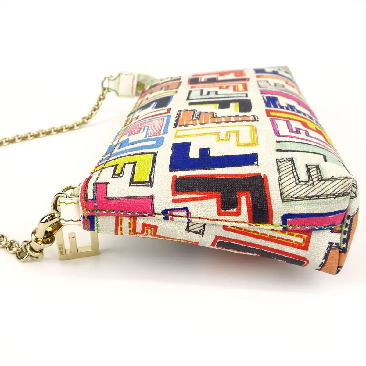Fendi zucca spalmati pochette
